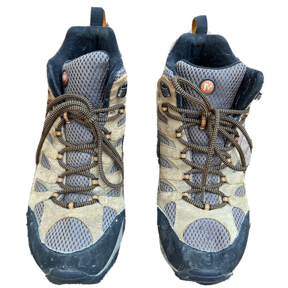 Merrell Moab Mid Ventilator Brown Earth Style Waterproof Hiking Mens Boots 10.5 main image 3